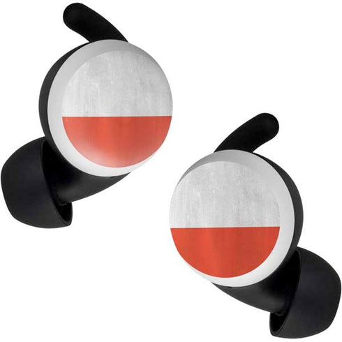 Distressed Austria Flag Google Pixel Buds Skin